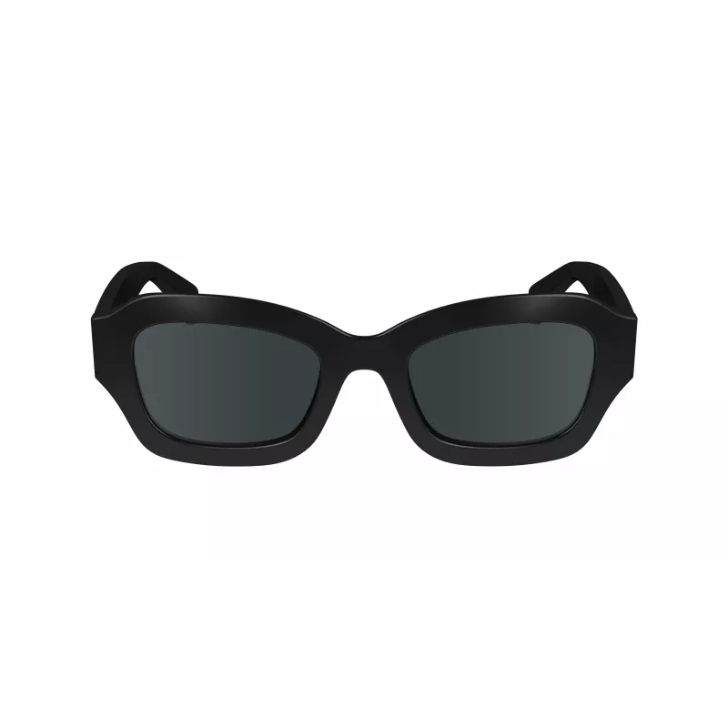 Óculos de sol LONGCHAMP LO749S-001 para mulher - armação preta, lentes cinzentas, 50 mm