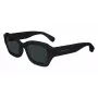 Óculos de sol LONGCHAMP LO749S-001 para mulher - armação preta, lentes cinzentas, 50 mm