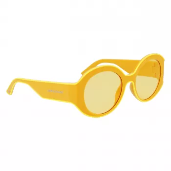 LONGCHAMP LO758S-741 Óculos de sol quadrados de acetato para mulher Havana castanho degradê 53mm
