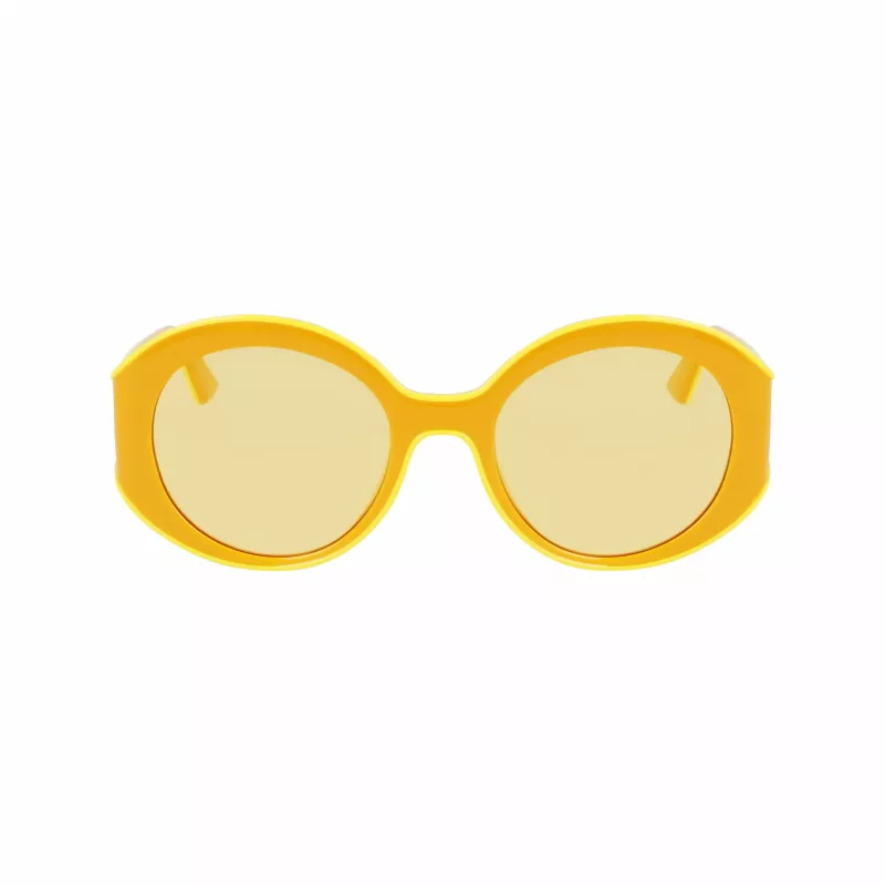 LONGCHAMP LO758S-741 Óculos de sol quadrados de acetato para mulher Havana castanho degradê 53mm
