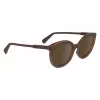 Longchamp óculos de sol para mulher borboleta LO739S5020206 armação de acetato castanha lentes castanhas degradê 50/20/140 mm