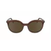 Longchamp óculos de sol para mulher borboleta LO739S5020206 armação de acetato castanha lentes castanhas degradê 50/20/140 mm