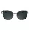 Óculos de sol LONGCHAMP mulher cat-eye LO181S5617044 - armação de acetato Havana, lentes castanhas degradê, 56 mm