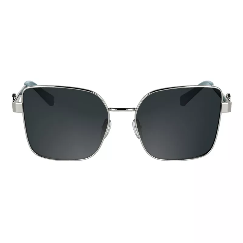 Óculos de sol LONGCHAMP mulher cat-eye LO181S5617044 - armação de acetato Havana, lentes castanhas degradê, 56 mm
