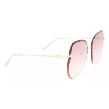 Óculos de sol de mulher Longchamp LO160S716 borboleta Havana com lentes cinzentas degradê (65/17/140 mm)