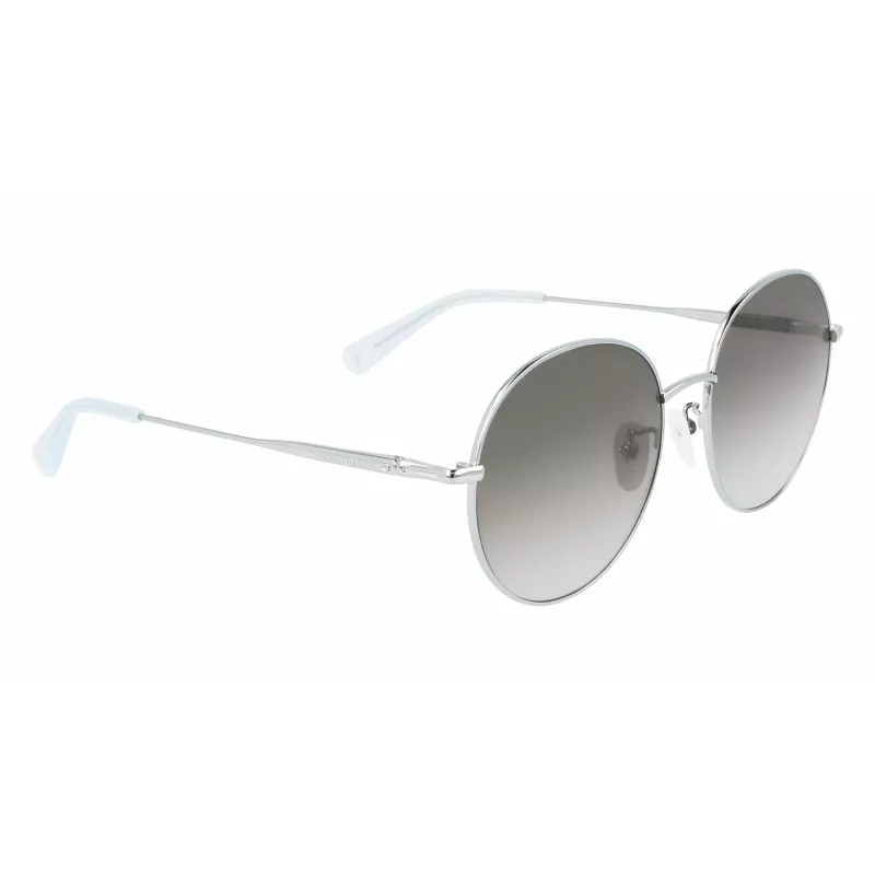 Óculos de sol de mulher Longchamp LO157SA-452 - armação azul, lentes cinzentas degradê - 58/18/140 mm