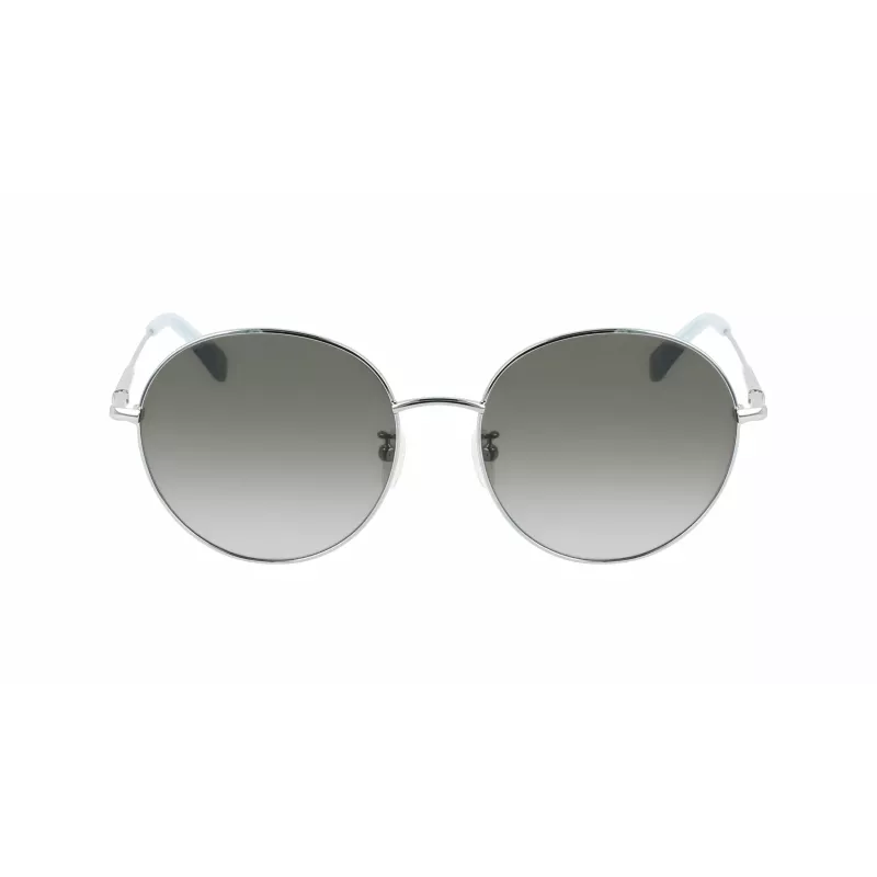 Óculos de sol de mulher Longchamp LO157SA-452 - armação azul, lentes cinzentas degradê - 58/18/140 mm