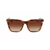 LONGCHAMP Óculos de Sol de Senhora LO719S-238 Havana Acetato Armação Angular Lentes Castanhas Tingidas 56mm