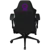 Cadeira gaming ergonómica LORGAR CHA41 Advanced, tecido premium anti-manchas, preto/roxo