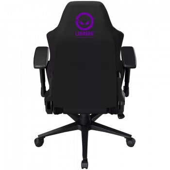 Cadeira gaming ergonómica LORGAR CHA41 Advanced, tecido premium anti-manchas, preto/roxo