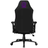 Cadeira gaming ergonómica LORGAR CHA41 Advanced, tecido premium anti-manchas, preto/roxo