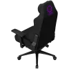 Cadeira gaming ergonómica LORGAR CHA41 Advanced, tecido premium anti-manchas, preto/roxo