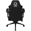 Cadeira de gaming ergonómica LORGAR CHA41 Advanced, tecido premium anti-manchas, preto/branco