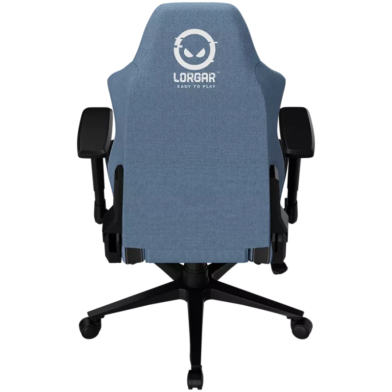 Cadeira gaming ergonómica LORGAR CHA41 Advanced, tecido premium anti-manchas, azul