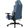 Cadeira gaming ergonómica LORGAR CHA41 Advanced, tecido premium anti-manchas, azul