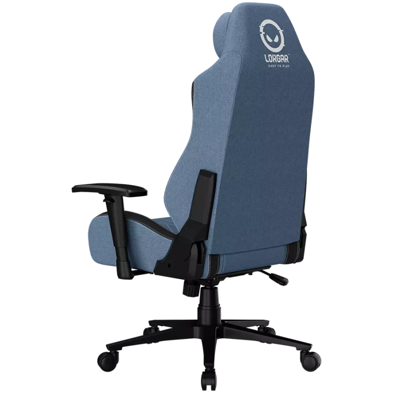 Cadeira gaming ergonómica LORGAR CHA41 Advanced, tecido premium anti-manchas, azul
