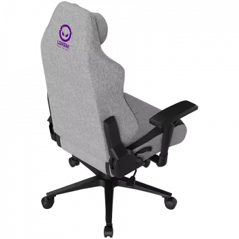 Cadeira gaming ergonómica LORGAR CHA41 Advanced, tecido premium anti-manchas, cinzento