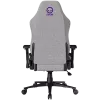 Cadeira gaming ergonómica LORGAR CHA41 Advanced, tecido premium anti-manchas, cinzento
