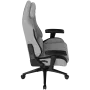 Cadeira gaming ergonómica LORGAR CHA41 Advanced, tecido premium anti-manchas, cinzento