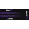 Tapete de chão LORGAR RX1FM Sim Racing Advanced, com bordo rematado, 1700x700x3 mm, preto/roxo