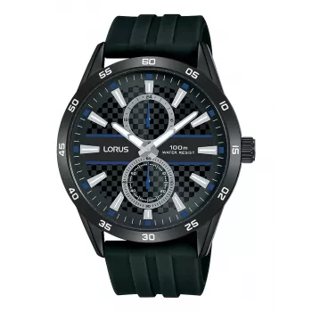 Relógio de quartzo analógico Lorus homem R3A43AX9 - mostrador azul, bracelete em aço inoxidável, 43mm