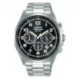 Relógio cronógrafo de quartzo de homem Lorus RT303KX9 - 43 mm aço inoxidável, mostrador preto