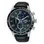 Relógio de quartzo de homem Lorus RM341EX9 45mm aço inoxidável preto silicone