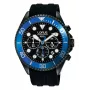 Relógio de quartzo Lorus RT323GX9 para homem 45mm aço inoxidável mostrador preto bracelete