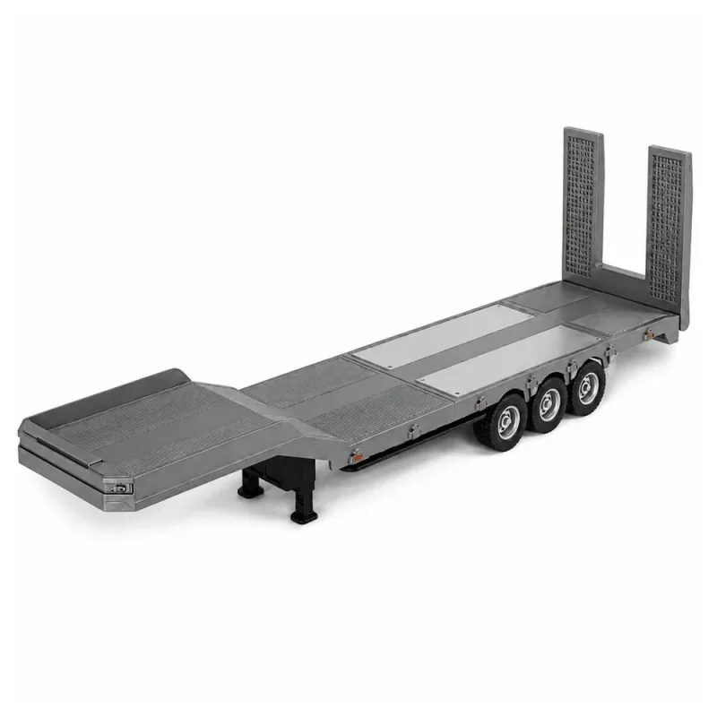 Atrelado de cama baixa para Scania 770S Huina Cinzento 1:18
