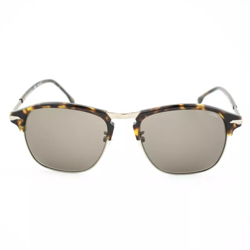 LOZZA MAN SL2292M-08FT Óculos de sol Havana Tartaruga acetato retangular 55mm