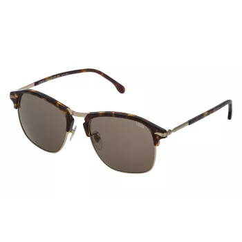 LOZZA MAN SL2292M-08FT Óculos de sol Havana Tartaruga acetato retangular 55mm