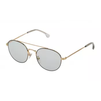 Óculos de sol de homem LOZZA SL2313M53302G castanho Havana retangular aro completo 53/20/145 mm