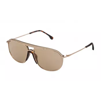 LOZZA MAN SL2338M99300G Óculos de sol - armação tipo escudo, proteção UV400, 99 mm de lente