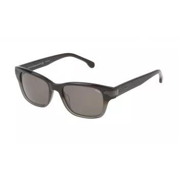 LOZZA Homem SL4074M520793 Óculos de sol preto acetato quadrados 52/18/145 mm UV400