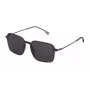Óculos de sol de homem LOZZA SL4214M546S9P retangulares acetato armação preta lentes cinzentas polarizadas UV400 54/20/145 mm