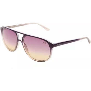 Óculos de sol unissexo LOZZA SL1872 - Armação preta, lentes cinzentas - 58/15/140 mm