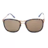 LOZZA SL2199 óculos de sol unissexo - armação de acetato retangular proteção UV400 - 57/20/135 mm
