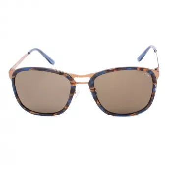 LOZZA SL2199 óculos de sol unissexo - armação de acetato retangular proteção UV400 - 57/20/135 mm