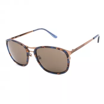 LOZZA SL2199 óculos de sol unissexo - armação de acetato retangular proteção UV400 - 57/20/135 mm