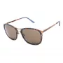 LOZZA SL2199 óculos de sol unissexo - armação de acetato retangular proteção UV400 - 57/20/135 mm