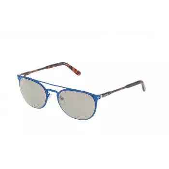 Óculos de sol unissexo LOZZA SL2235M53RD5X - armação de acetato, proteção UV400, lente 53 mm