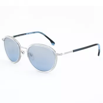 Óculos de sol unissexo LOZZA SL2254M-579X armação de acetato Havana lentes castanhas degradê 52mm