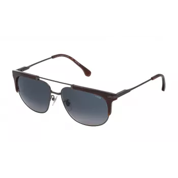 LOZZA SL2279M580627 Óculos de sol de homem Havana armação de acetato lentes castanhas 58mm