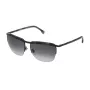 Óculos de sol retangulares unissexo LOZZA SL2282M590531 armação em acetato Havana lentes cinzentas de policarbonato UV400 59 mm