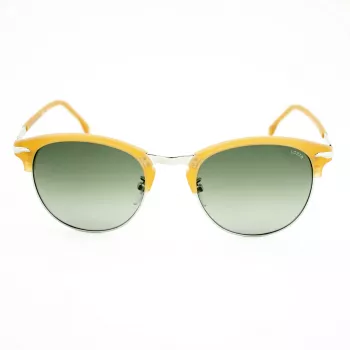 LOZZA SL2293M-579V óculos de sol homem, quadrados, armação de acetato Havana, lentes de policarbonato verdes, 52 mm