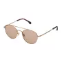 Óculos de sol quadrados de homem LOZZA SL2313M530349 armação de acetato Havana lentes de policarbonato castanhas 53 mm