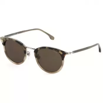 Óculos de sol unissexo retangulares LOZZA SL2393-4902BW Havana/castanho 49 mm