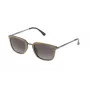 Óculos de sol unissexo LOZZA SL4028M520ANB retangulares - armação de acetato preta, lentes de policarbonato cinzentas, proteção UV400