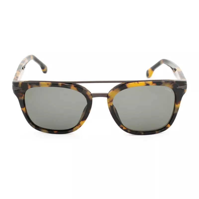LOZZA SL4112M-0960 óculos de sol homem Havana retangulares acetato aro completo UV400