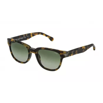 LOZZA SL4134M52960M Óculos de sol unissexo Armação de acetato Havana Lentes castanhas degradê 52mm